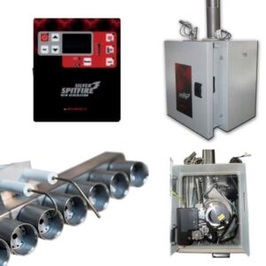 Gas burner Milberg Spitfire Silver