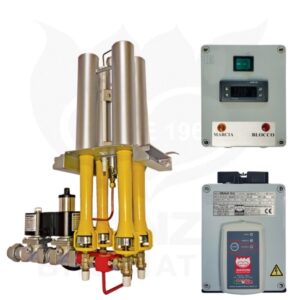 Gas Burner Avanzini Drago D4 Control Panel with digital heat control