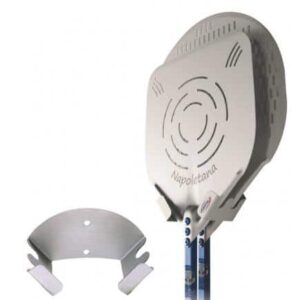 Wall rack Gi Metal / Aluminium for 2 pizza peel