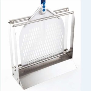 Stand Gi Metal / Support Rack stand stainless steel for pizza peels up to 36cm