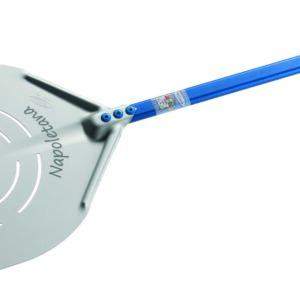 Pizza peel Gi Metal Napoletana / Aluminium, Square,Rectangular, Perforated, 33cm / 186cm