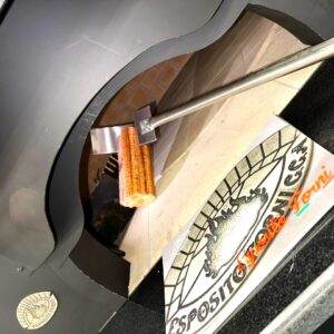 Ember mover Stainless Steel , artisan work Esposito laser engraved logo – 150cm Handle